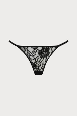 Coco de Mer Hera Brazilian Knicker Black