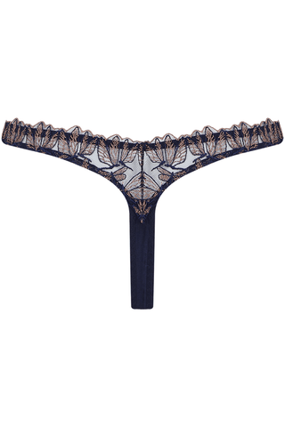 Coco de Mer Odonata Thong Midnight Blue