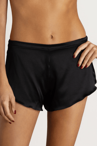 Coco de Mer Sylph French Knicker Black