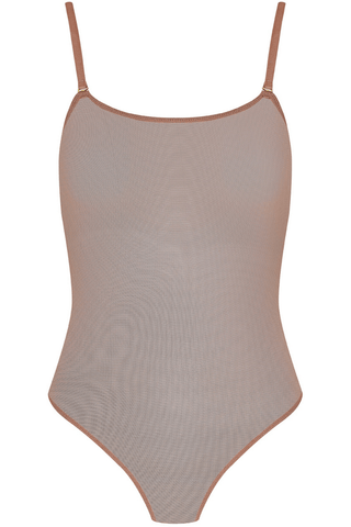 Maison Close Corps à Corps Thong Body Taupe