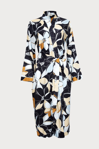 Beth Floral Print Long Dressing Gown