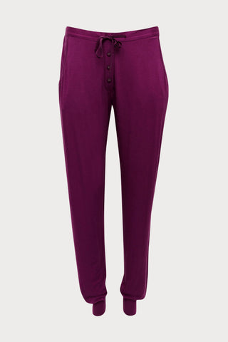 Carina Magenta Jersey Pants, Size UK 8
