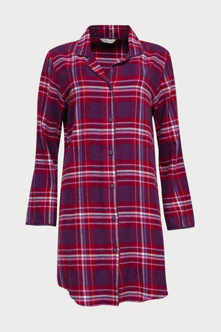 Clarissa Check Nightshirt, Size UK 8