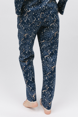 Cyberjammies Cosmo Celestial Print Pyjama Pants Navy Mix