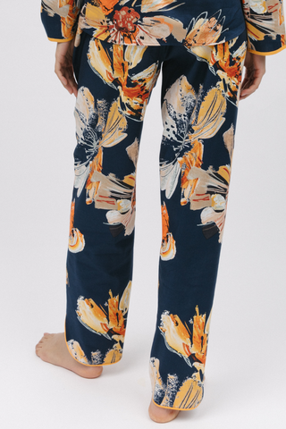 Cyberjammies Cosmo Floral Print Pyjama Pants Navy Mix