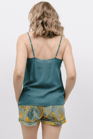 Cyberjammies Hannah Modal Camisole Green