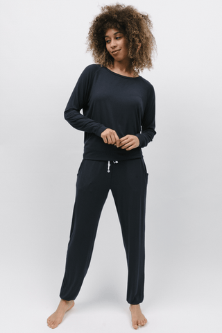 Cyberjammies Nicole Jersey Pants Charcoal