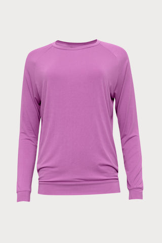Viola Slouch Jersey Pyjama Top Pink, Size UK 14