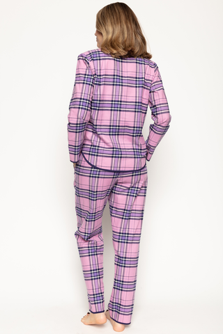 Cyberjammies Violet Check Pyjama Top & Pants
