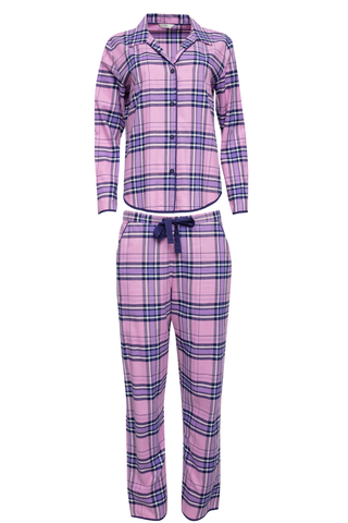 Cyberjammies Violet Check Pyjama Top & Pants