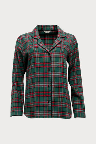 Whistler Check Pyjama Top, Size UK 8