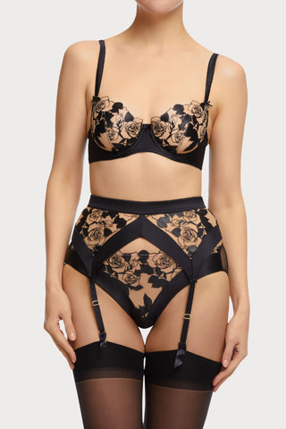 Dita Von Teese Rosabelle Suspender Belt Black