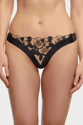 Dita Von Teese Rosabelle Thong Black