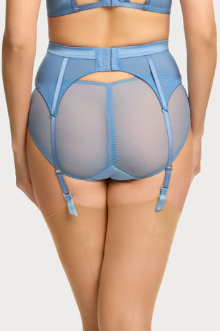 Dita Von Teese Rosabelle Suspender Belt Ethereal Blue