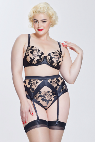 Dita Von Teese Rosabelle Suspender Belt Black