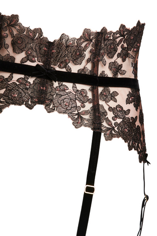 Dita Von Teese Rose Glambition Suspender Belt Black