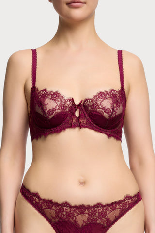 Dita Von Teese Zsa Zsa Underwired Bra Mulberry