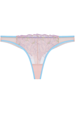 Dora Larsen Echo Butterfly Embroidery Knicker Pale Blue