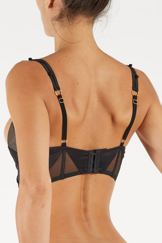 Atelier Amour Douce Insomnie Open Cup Bra Black