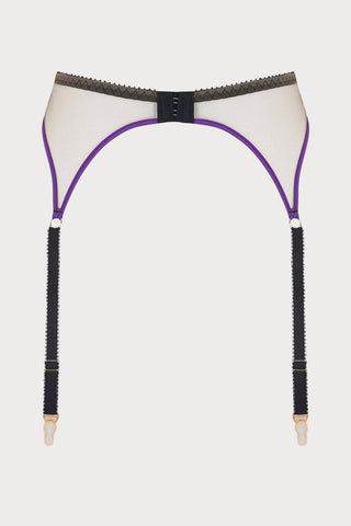 Edge o' Beyond Barbie Purple Suspender Belt