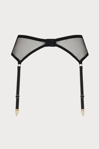 Edge o' Beyond Marinette Black Suspender Belt