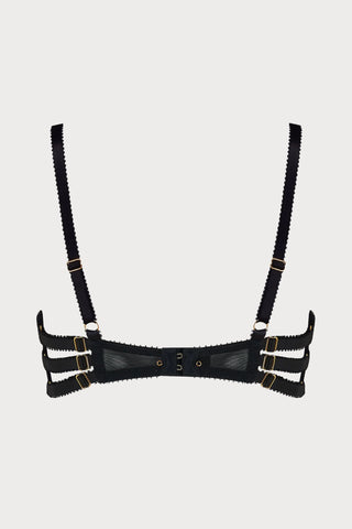 Edge o' Beyond Marinette Black Underwired Bra