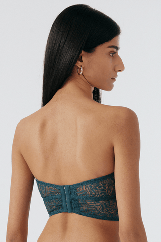 Else Acacia Cedar Underwired Strapless Longline Bra