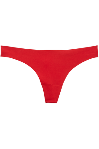 Fleur Du Mal Le Stretch Micro Thong Rouge - Red Lingerie
