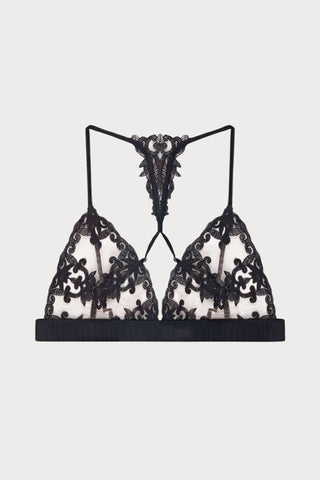 Onyx Black Boudoir Bra