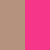 ginger snap/neon pink