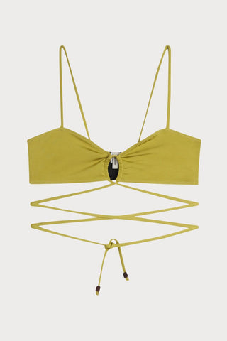 Icone Limoncello Bikini Top Olive