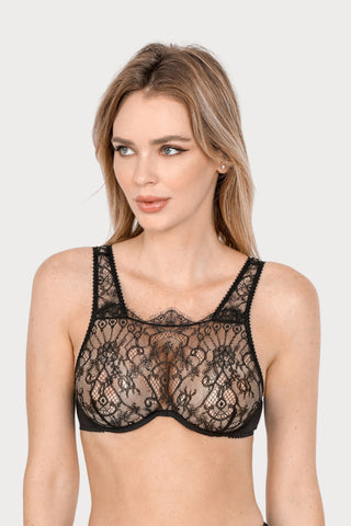 Jolidon French Connection Fantasy Bra Black