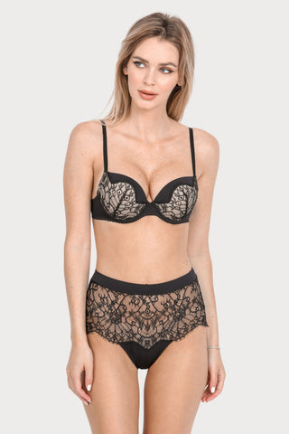 Jolidon French Connection Padded Bra Black