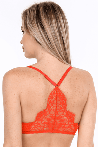 Jolidon French Connection Padded Bra Red