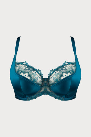 Hotel Desir Underwired Bra in Green