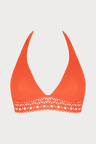 Lise Charmel Ajourage Couture Papaya Triangle Bikini Top - Naughty Knickers