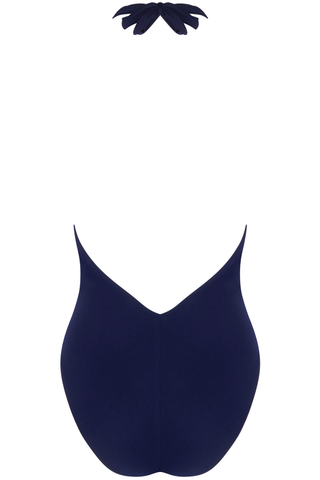 Lise Charmel Cordage Precieux Seduction Halter Swimsuit Navy - Naughty Knickers