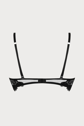 Désirs de Venise Black Half Cup Bra