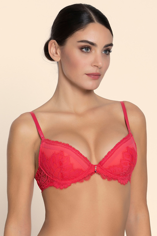 Lise Charmel Désirs de Venise Red Contour Bra - Naughty Knickers