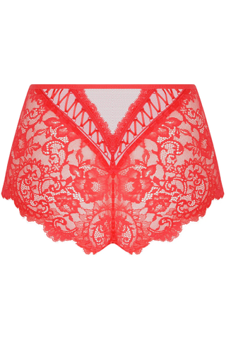 Désirs de Venise Red High Waist Brief