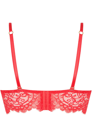 Désirs de Venise Red Non-Wired Triangle Bra