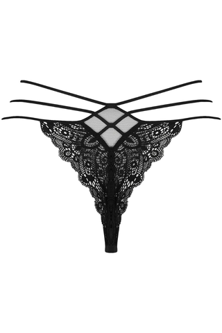 Diva Glamour Black Sexy Thong