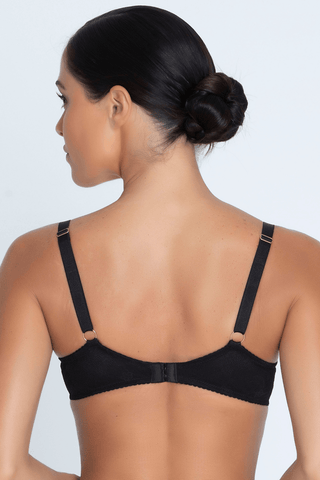 Lise Charmel Feerie Couture 3/4 Cup Balconette Bra Black