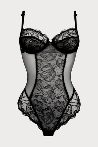 Feerie Couture Underwired Bodysuit, Size UK 32C