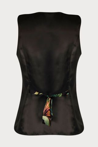 Fleurs Etoiles Silk Gilet