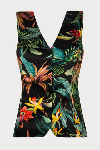 Fleurs Etoiles Silk Gilet