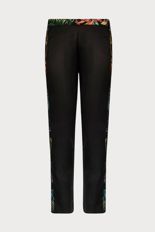 Fleurs Etoiles Silk Trousers