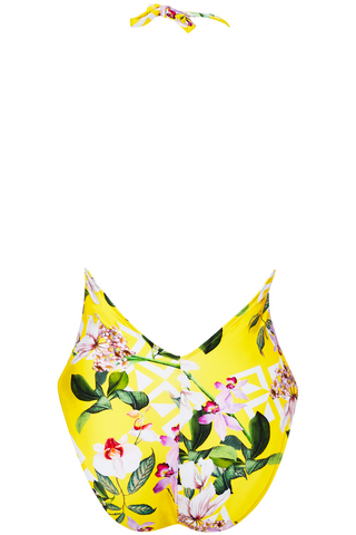Lise Charmel Yellow Seduction Halter Neck Swimsuit Jardin Delice