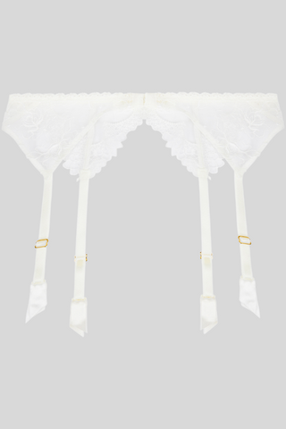 Lise Charmel Princesse Iris Suspender Belt Ecru Nacre