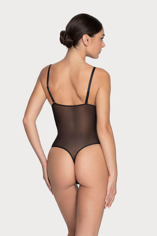 Révélation Beauté Black Thong Bodysuit